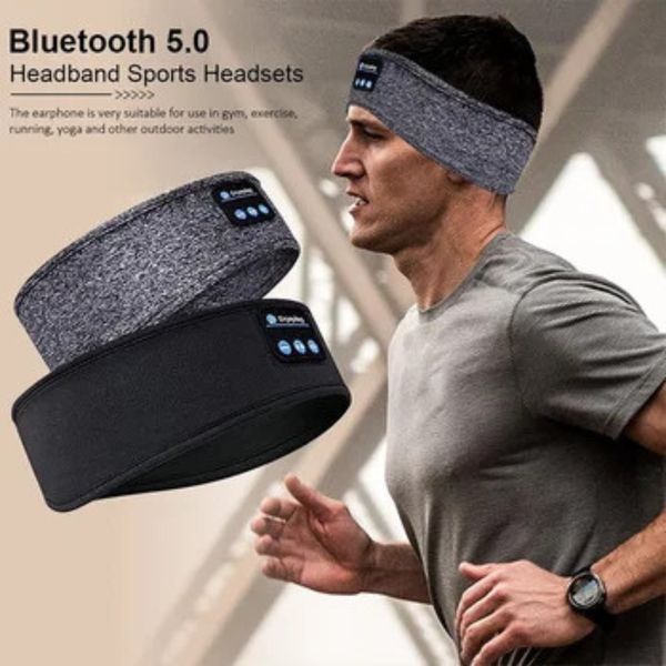 Bluetooth Earphones Sports Sleeping Headband Elastic Wireless