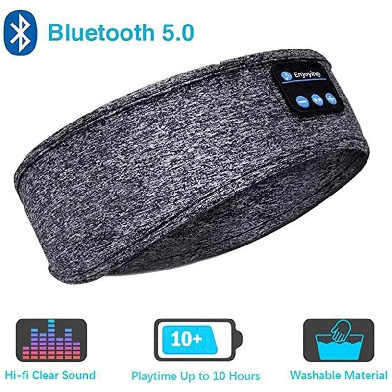 Bluetooth Earphones Sports Sleeping Headband Elastic Wireless